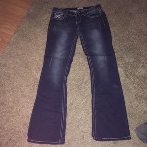 Jeans Size 7 with Bling on Back Pockets!